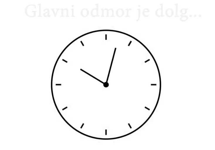 Koliko je dolg glavni odmor?